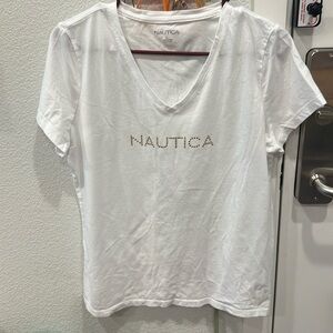 Womens white Nautica T-shirt